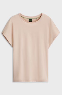 BOSS x AO cotton T-shirt, Light Orange