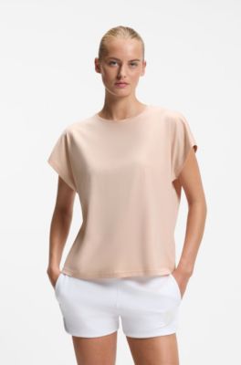 BOSS x AO cotton T-shirt, Light Orange