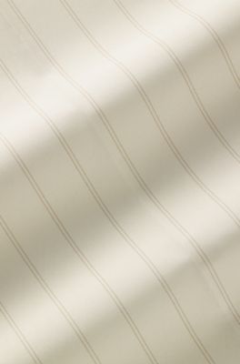 BOSS x AO pinstripe trousers, Light Beige
