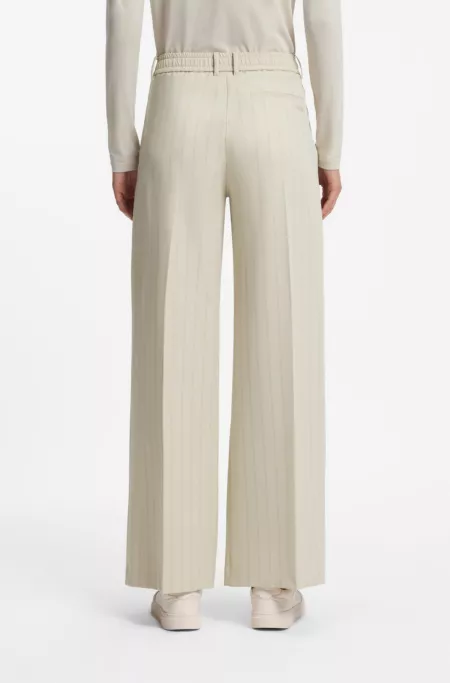 BOSS x AO pinstripe trousers