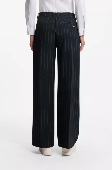 BOSS x AO pinstripe trousers