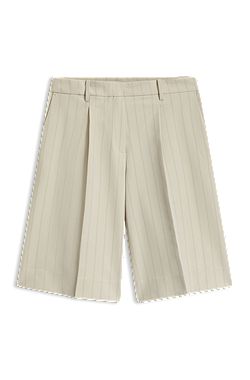 BOSS x AO pinstripe shorts