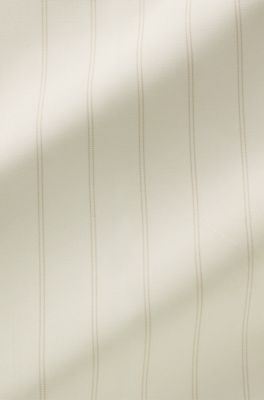 BOSS x AO pinstripe shorts, Light Beige