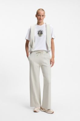 BOSS x AO koala-crest T-shirt, White