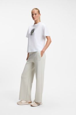 BOSS x AO koala-crest T-shirt, White