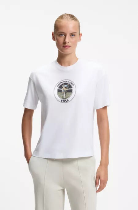 BOSS x AO koala-crest T-shirt