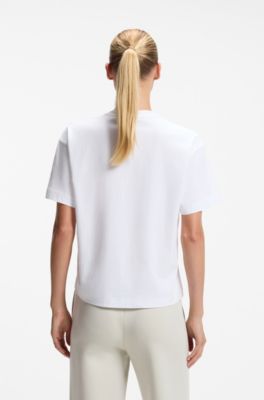 BOSS x AO koala-crest T-shirt, White