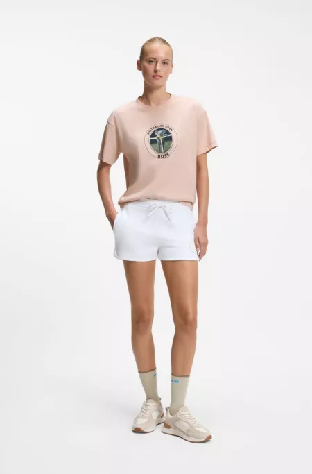 BOSS x AO koala-crest T-shirt