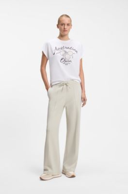 BOSS x AO cotton T-shirt, White