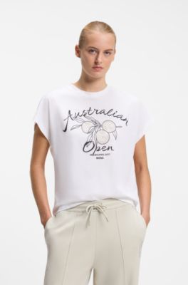 BOSS x AO cotton T-shirt, White