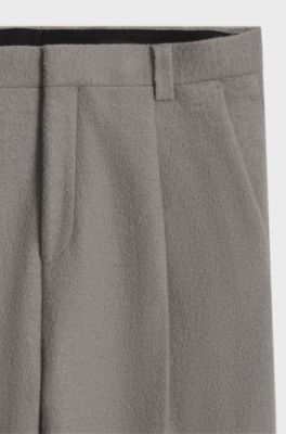 Modern-fit trousers , Grey