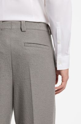 Modern-fit trousers , Grey