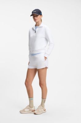 BOSS x AO quarter-zip sweatshirt, White