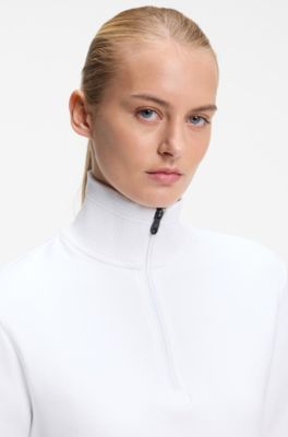 BOSS x AO quarter-zip sweatshirt, White
