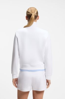 BOSS x AO quarter-zip sweatshirt, White