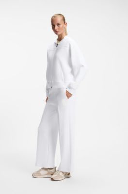 BOSS x AO zip-up hoodie, White