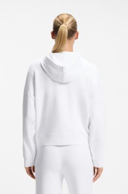BOSS x AO zip-up hoodie, White