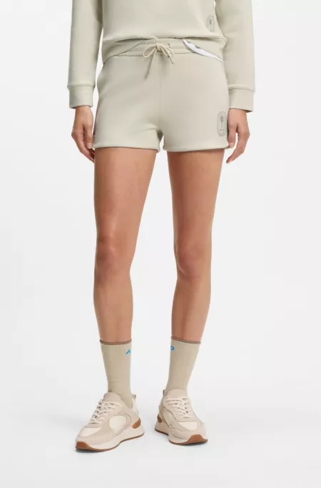 BOSS x AO drawstring shorts