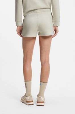 BOSS x AO drawstring shorts, Light Beige