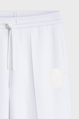 BOSS x AO tracksuit bottoms, White