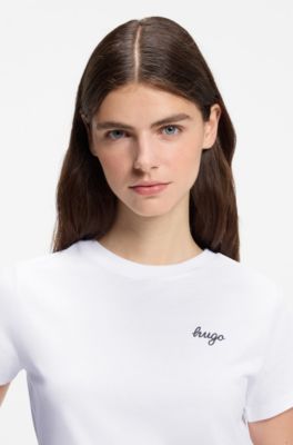 Relaxed-fit cotton T-shirt, White