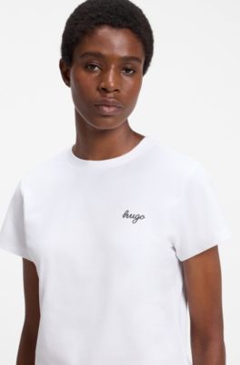 Relaxed-fit cotton T-shirt, White