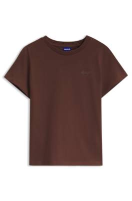 Hugo Relaxed-fit cotton T-shirt dam – bild 4