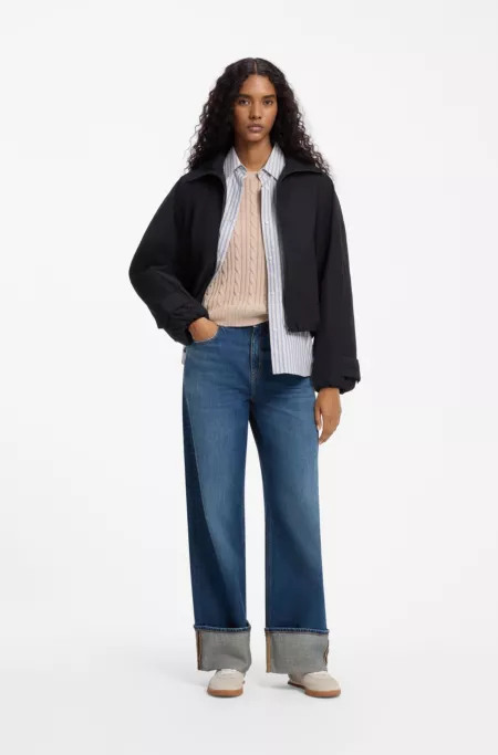 Pull en coton à maille torsadée