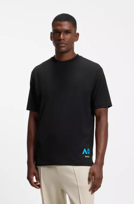 BOSS x AO stretch-cotton T-shirt