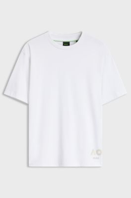 BOSS x AO stretch-cotton T-shirt, White