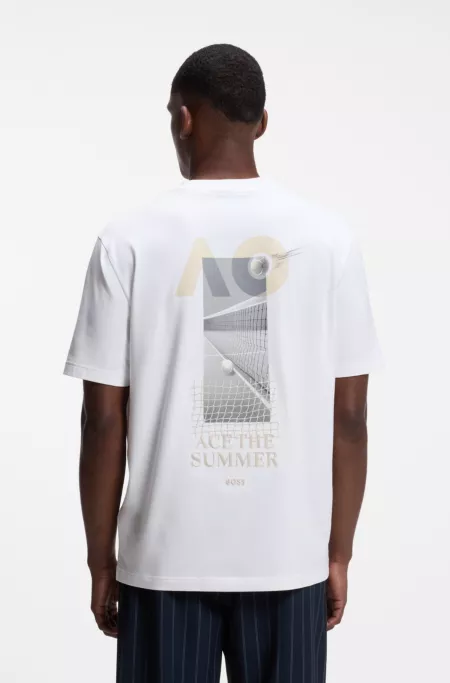 BOSS x AO stretch-cotton T-shirt