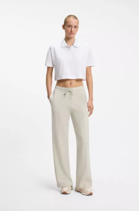 BOSS x AO cropped polo shirt