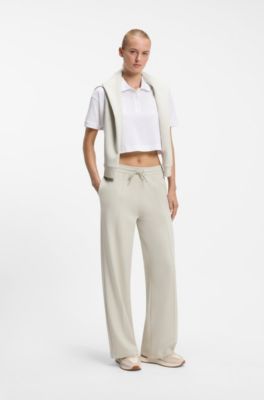 BOSS x AO cropped polo shirt, White