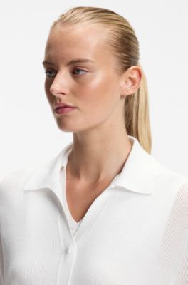 BOSS x AO knitted shirt, White