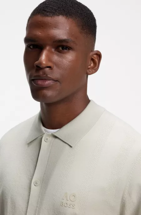 BOSS x AO knit shirt