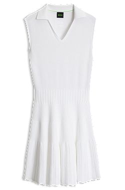 BOSS x AO knitted tennis dress