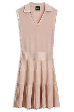 BOSS x AO knitted tennis dress