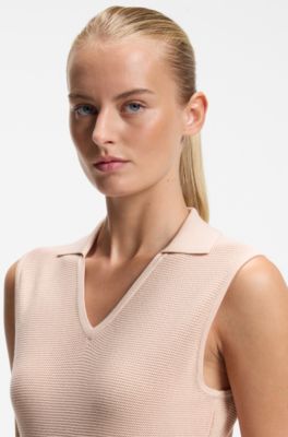 BOSS x AO knitted tennis dress, Light Orange