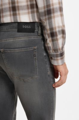 Delaware slim-fit jeans, Dark Grey