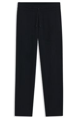 Regular-fit trousers in a wool and cashmere knit