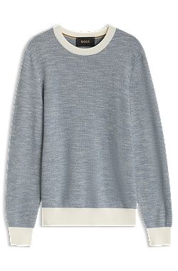 Cotton-silk sweater