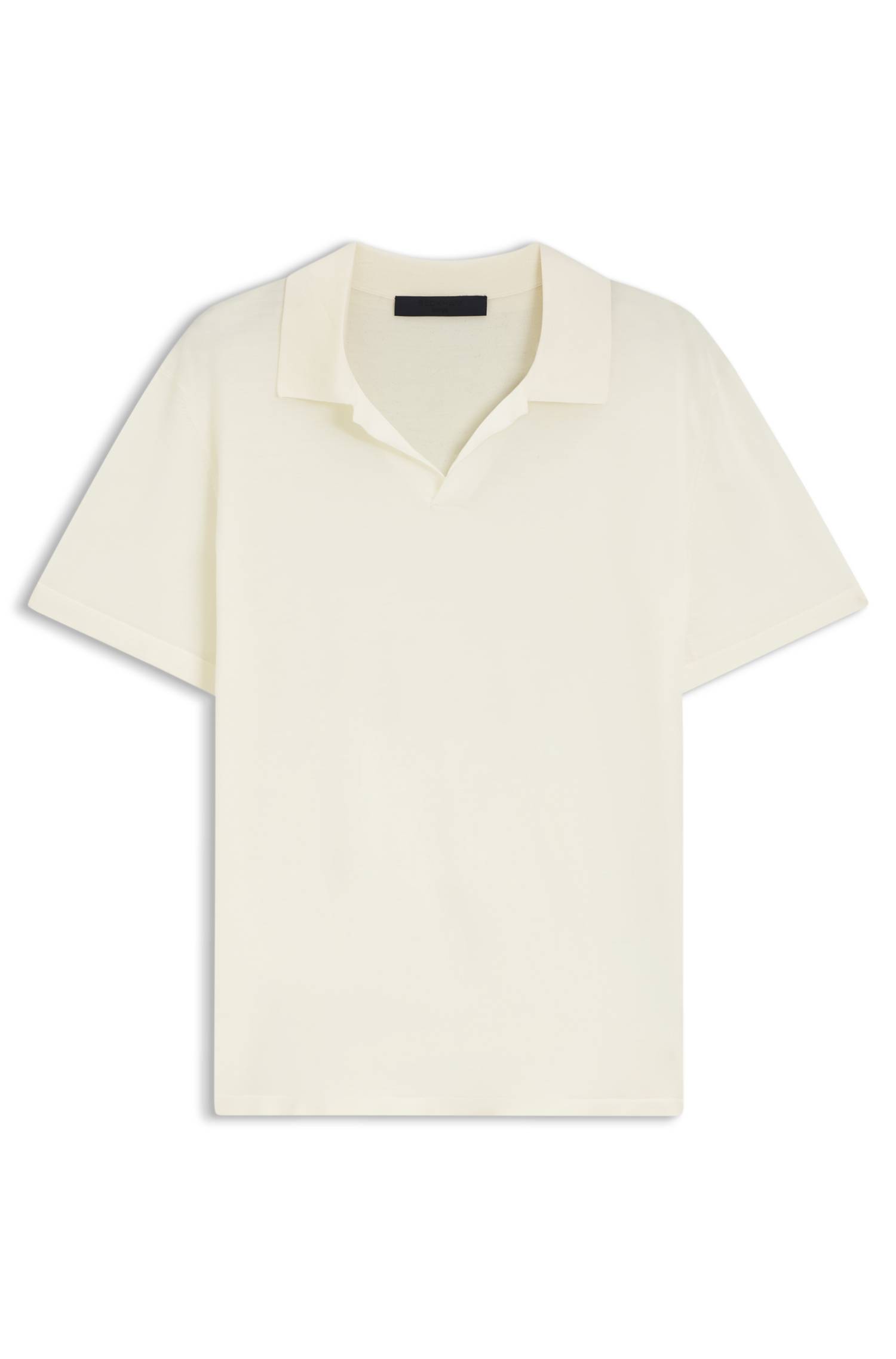 Boss BY BECKHAM knit polo in virgin wool stickade tröjor herr – bild 4