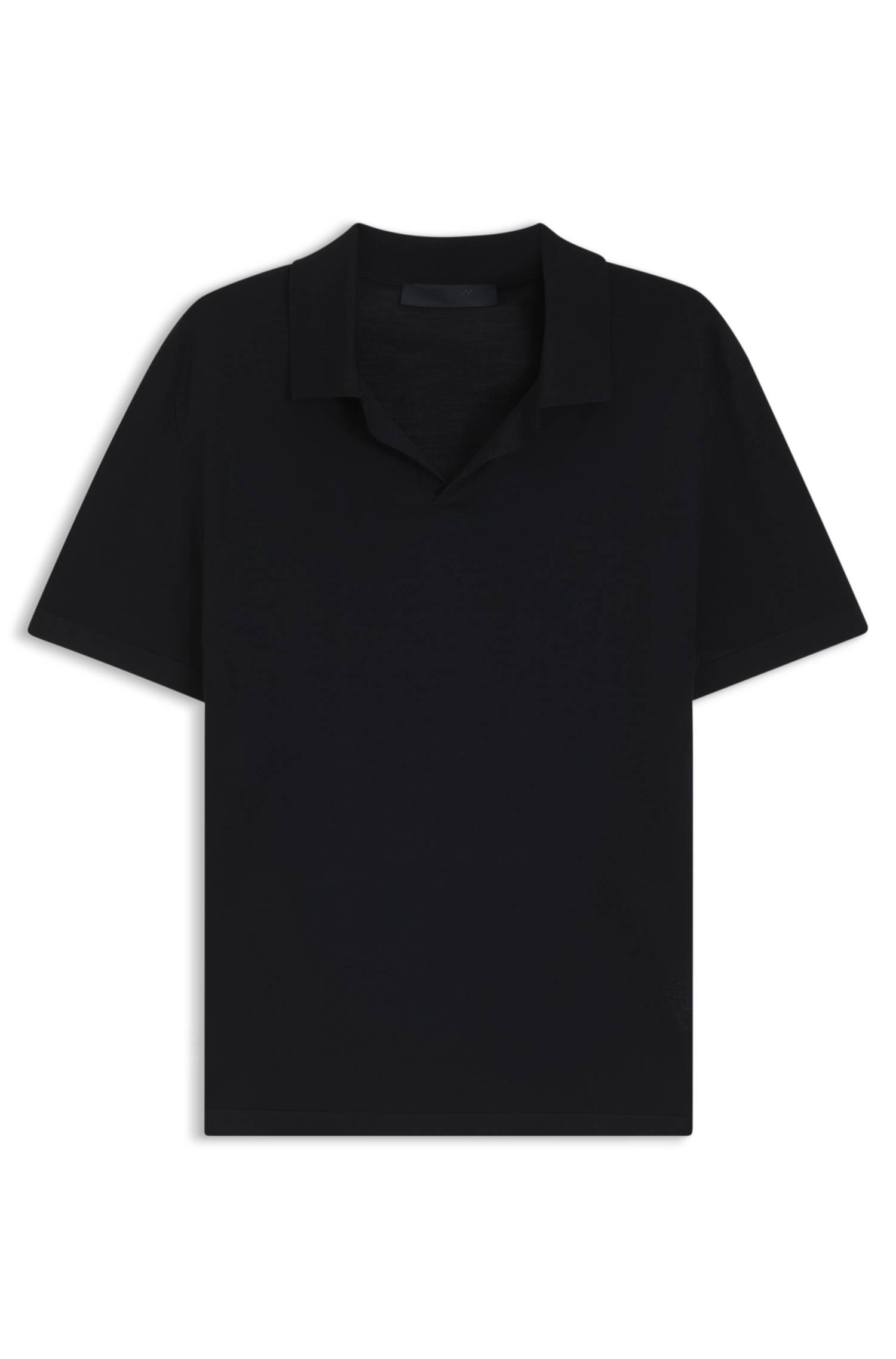 Boss BY BECKHAM knit polo in virgin wool stickade tröjor herr – bild 4