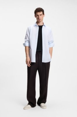 Boss BY BECKHAM knit T-shirt in virgin wool herr – bild 2