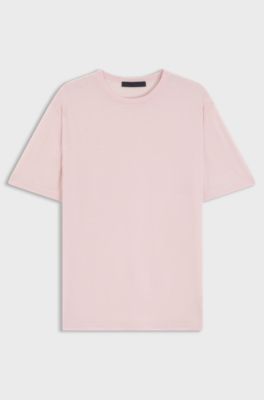 BOSS BY BECKHAM knit T-shirt in virgin wool, Light Pink