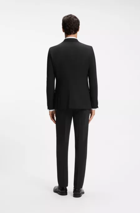 Two-piece virgin-wool-blend suit