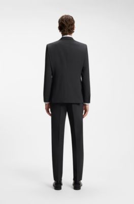 Two-piece wool-blend suit, Dark Grey