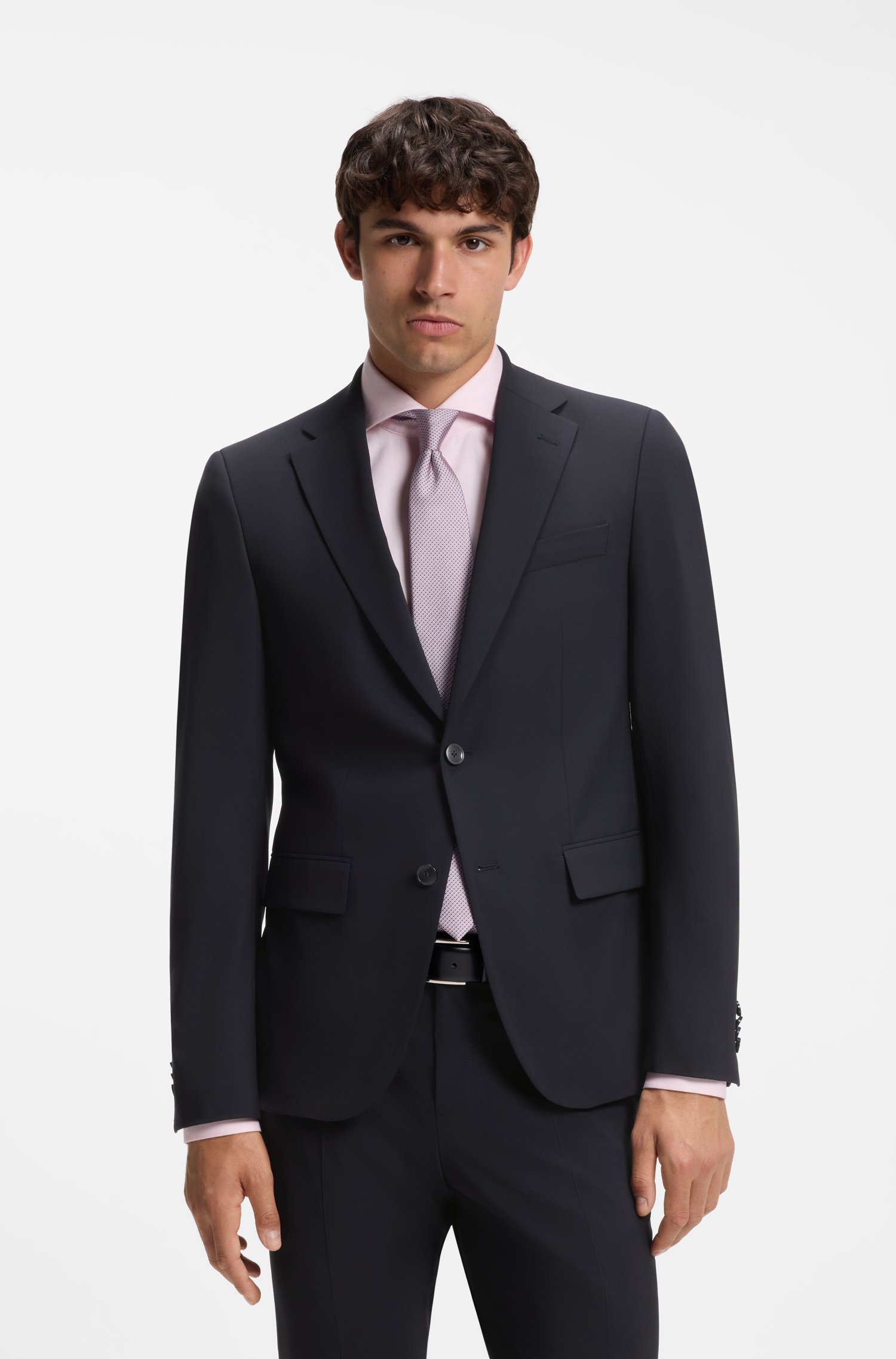 Boss Two-piece virgin-wool-blend suit kostymer herr – bild 2
