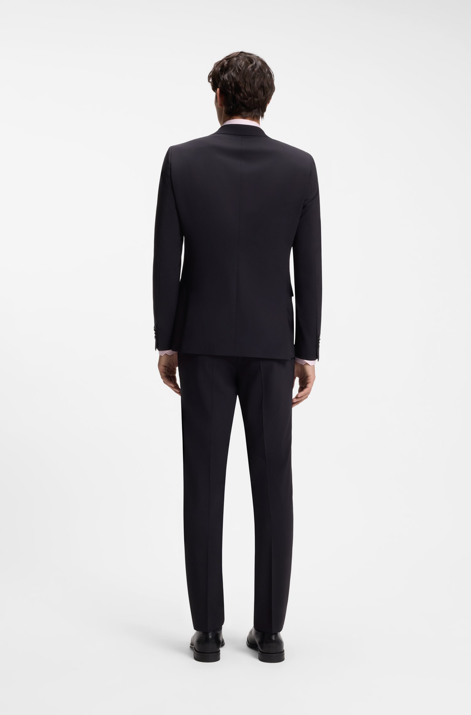 Boss Two-piece virgin-wool-blend suit kostymer herr – bild 3