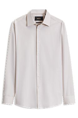 Slim-fit cotton shirt